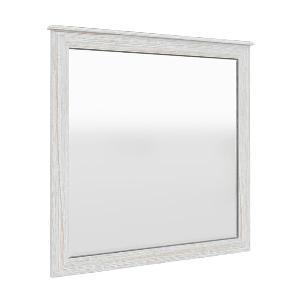 San Remo Dresser Mirror Washed White