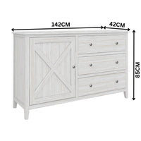 San Remo Dresser Washed White