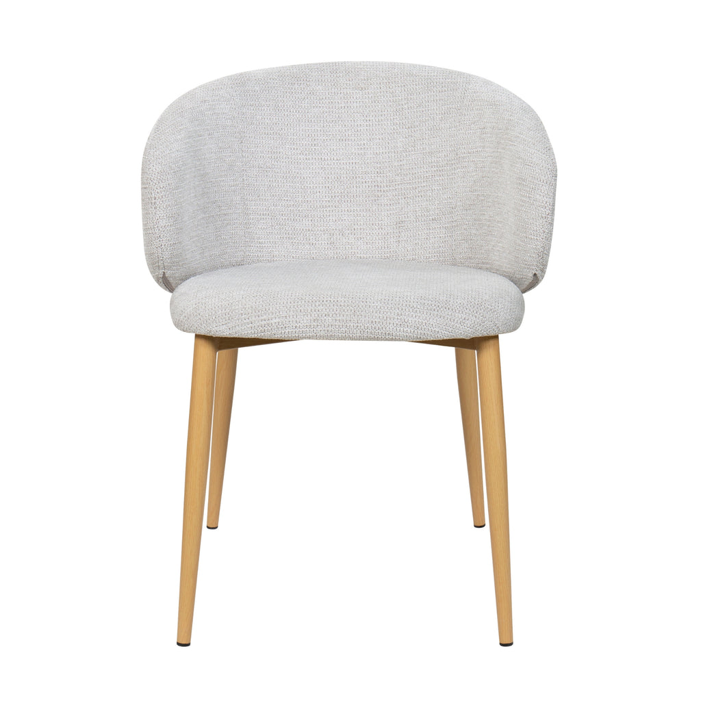 Saturn 2pc Set Dining Chair Oak Grey