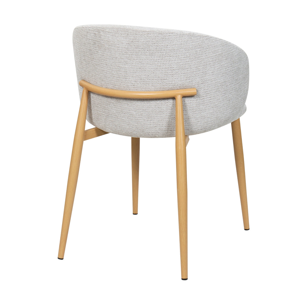 Saturn 2pc Set Dining Chair Oak Grey