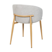 Saturn 2pc Set Dining Chair Oak Grey