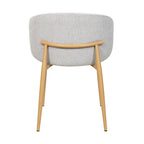 Saturn 2pc Set Dining Chair Oak Grey