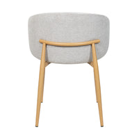 Saturn 2pc Set Dining Chair Oak Grey