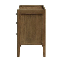 Savannah Bedside Table 3 Drawer Natural 