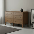 Savannah Dresser 6 Drawer Natural 