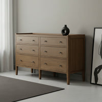 Savannah Dresser 6 Drawer Natural 