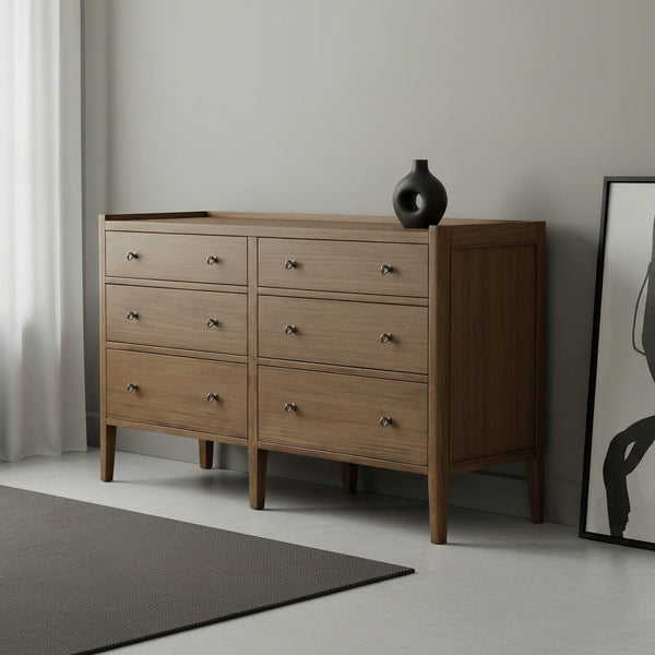 Savannah Dresser 6 Drawer Natural 