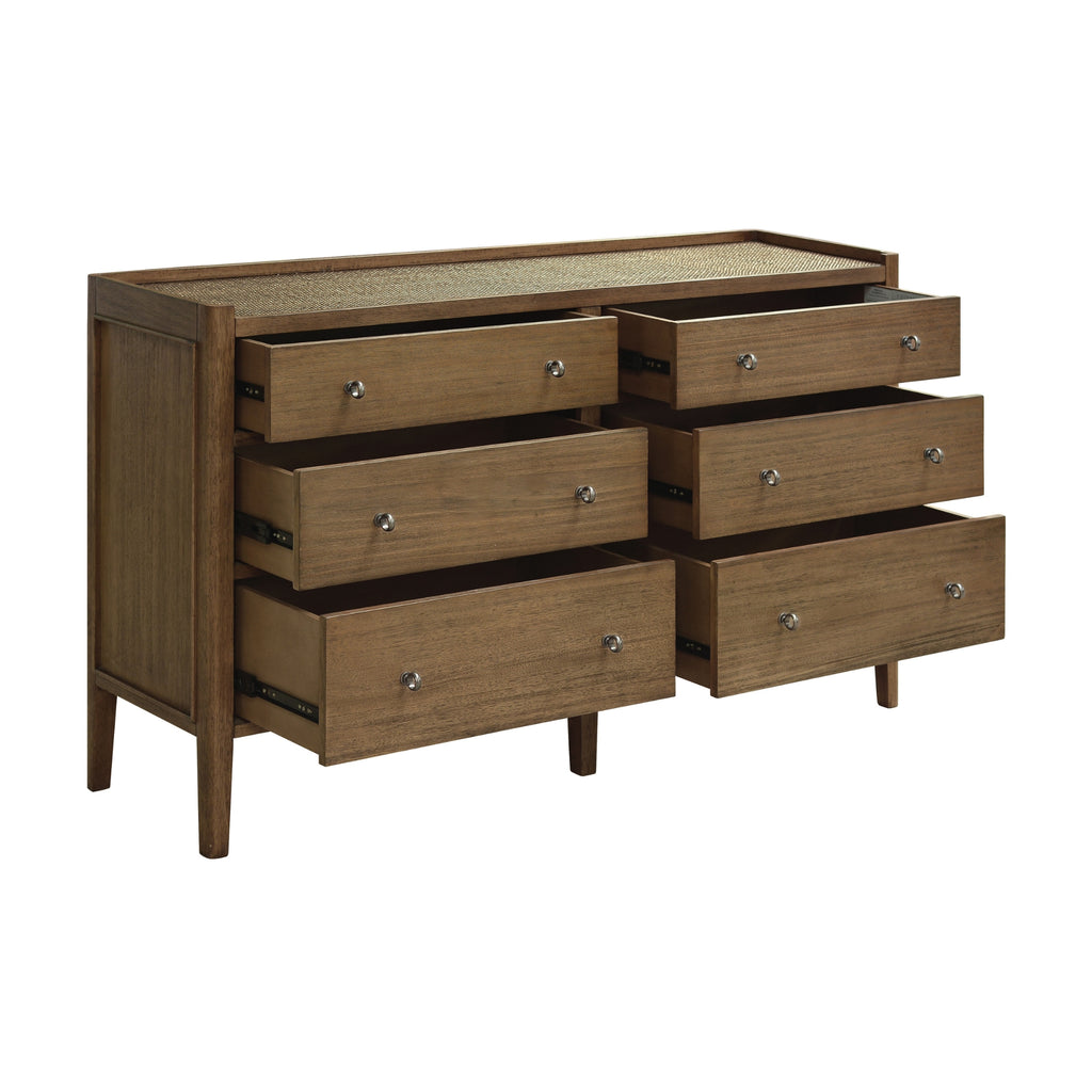 Savannah Dresser 6 Drawer Natural 