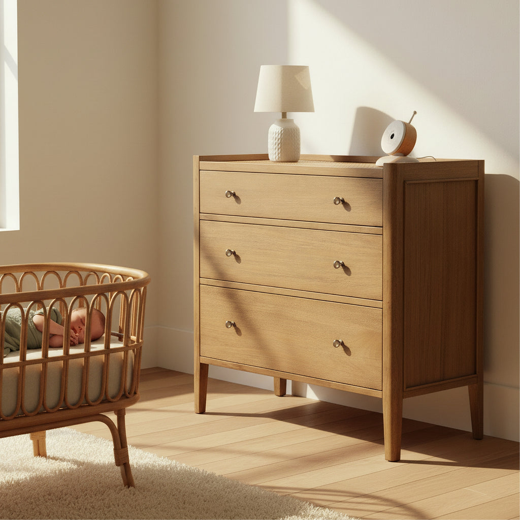 Savannah Lowboy 3 Drawer Natural 