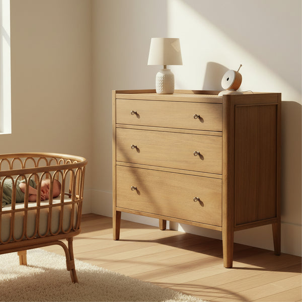 Savannah Lowboy 3 Drawer Natural 