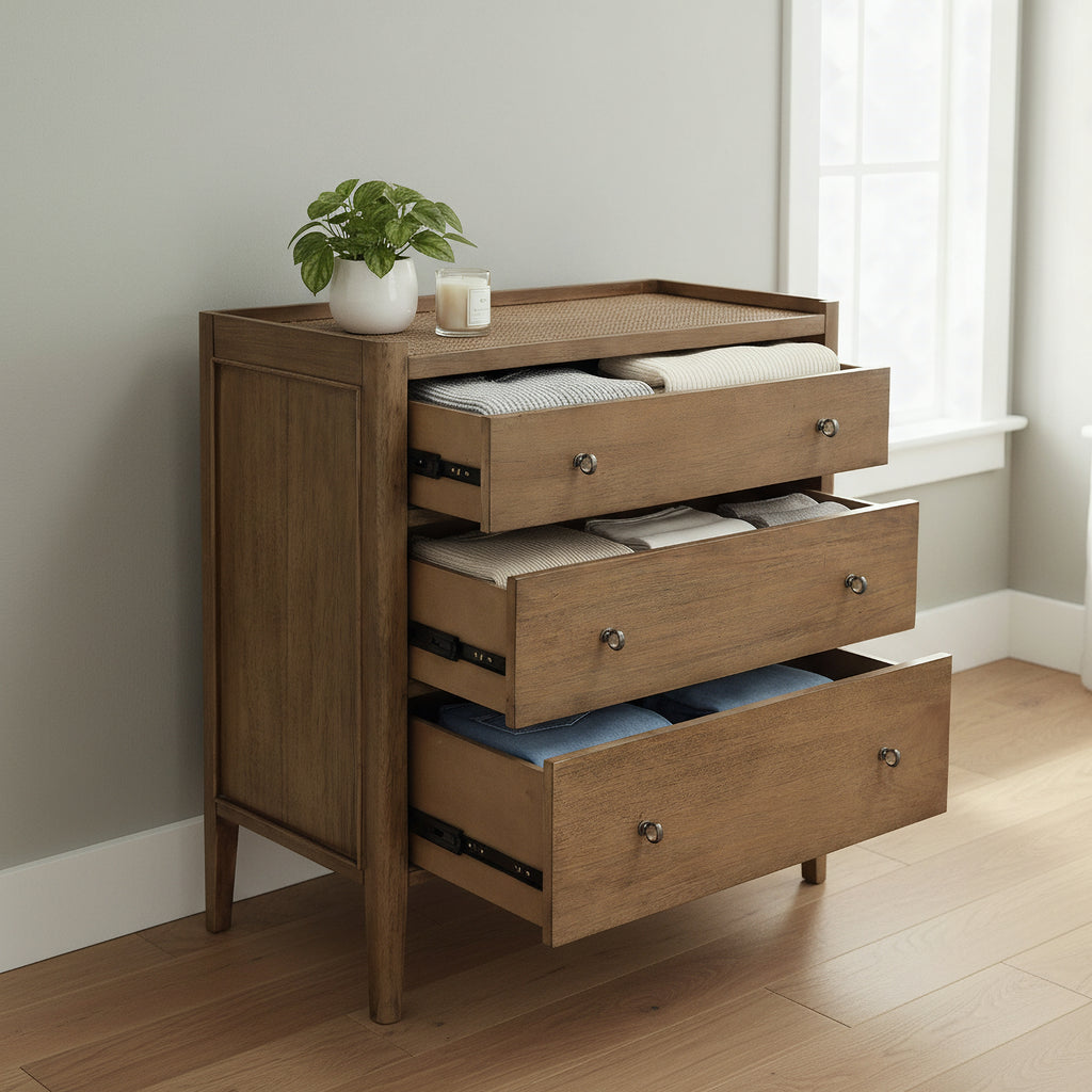 Savannah Lowboy 3 Drawer Natural 