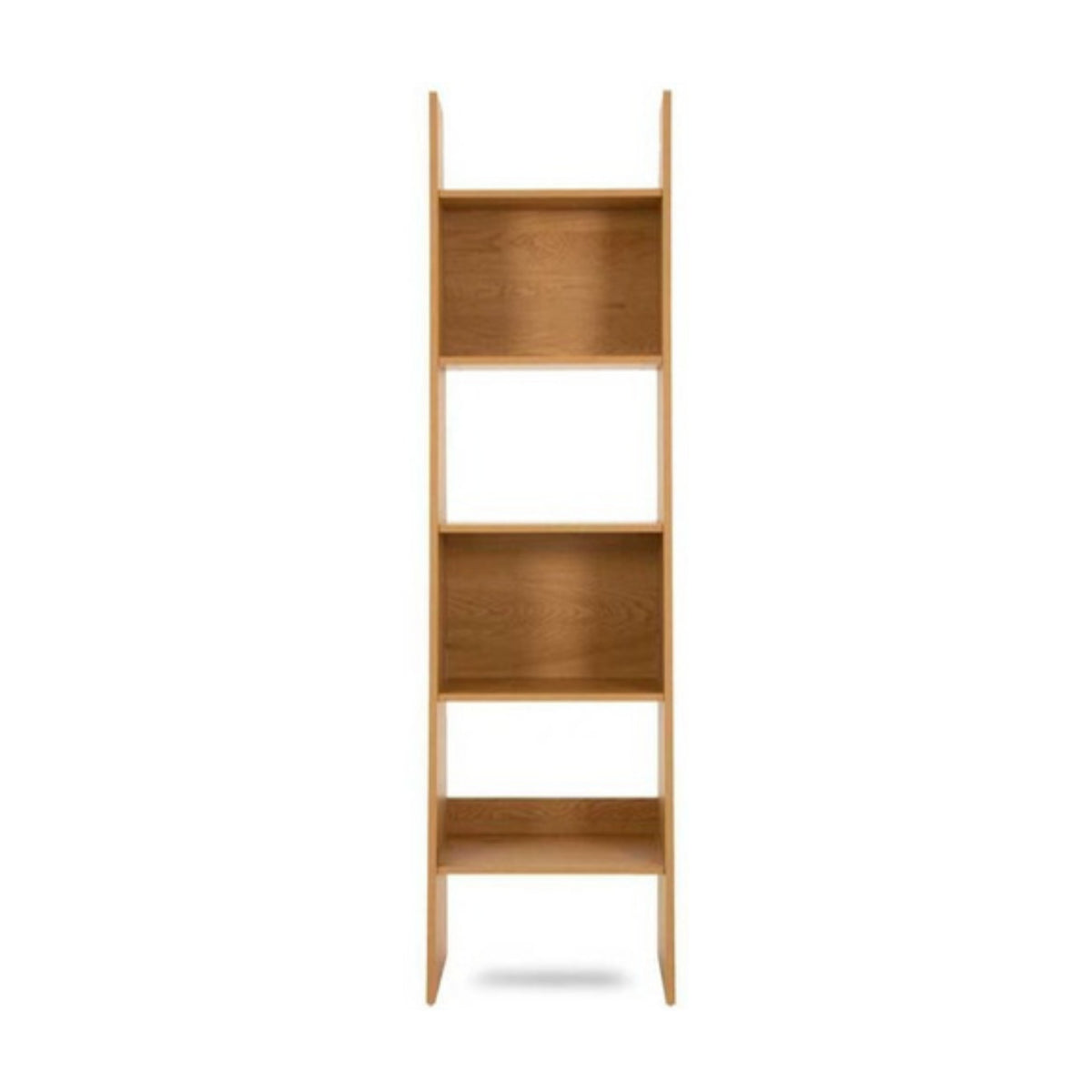 Scala 50cm Bookshelf Oak, front view on a white background