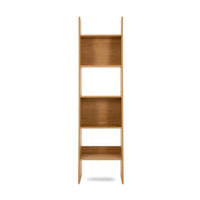 Scala 50cm Bookshelf Oak, front view on a white background