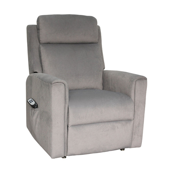 Scott Dual Motor 150kgs Recliner Lift Chair Dark Grey