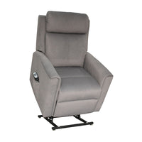 Scott Dual Motor 150kgs Recliner Lift Chair Dark Grey