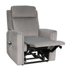 Scott Dual Motor 150kgs Recliner Lift Chair Dark Grey