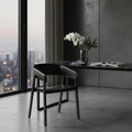 Selena 2pc Set Dining Chair Scandinavian Black