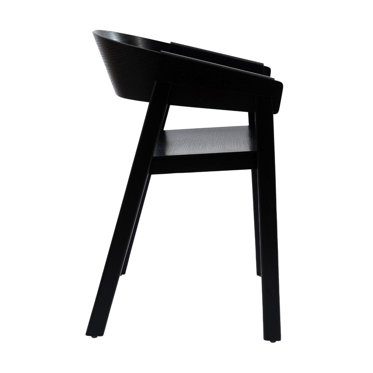 Selena 2pc Set Dining Chair Scandinavian Black