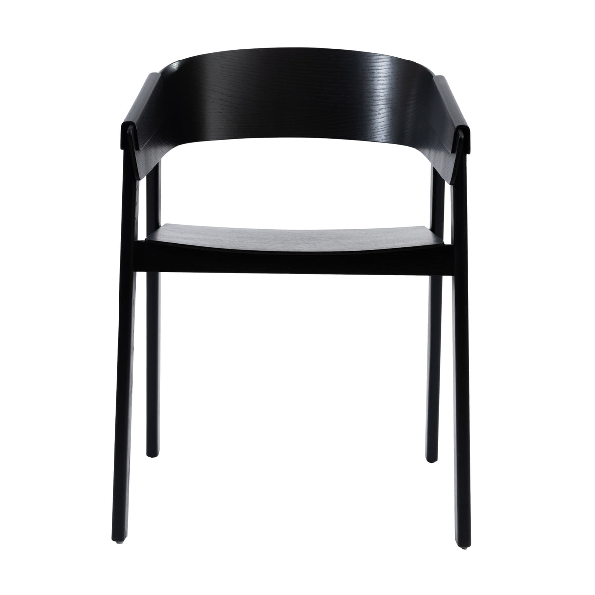 Selena 2pc Set Dining Chair Scandinavian Black