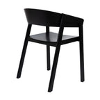Selena 2pc Set Dining Chair Scandinavian Black