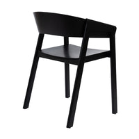 Selena 2pc Set Dining Chair Scandinavian Black