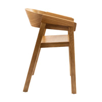 Selena 2pc Set Dining Chair Scandinavian Natural