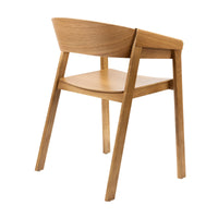 Selena 2pc Set Dining Chair Scandinavian Natural