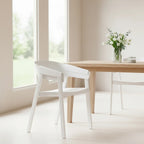 Selena 2pc Set Dining Chair Scandinavian White