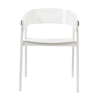 Selena 2pc Set Dining Chair Scandinavian White