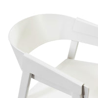Selena 2pc Set Dining Chair Scandinavian White