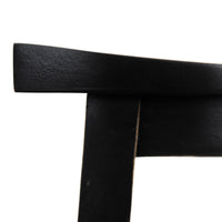 Sensei Kitchen Barstool Timber Bar Chair Stool Black