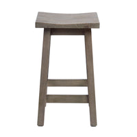 Sensei Kitchen Barstool Timber Bar Chair Stool Wash Grey