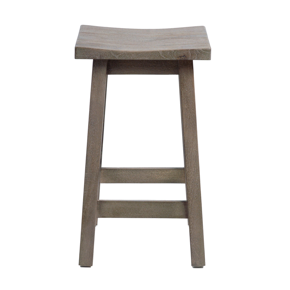 Sensei Kitchen Barstool Timber Bar Chair Stool Wash Grey
