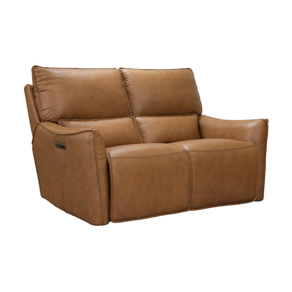 Simon 2 Seater Electric Powered Recliner Sofa Lounge Tan