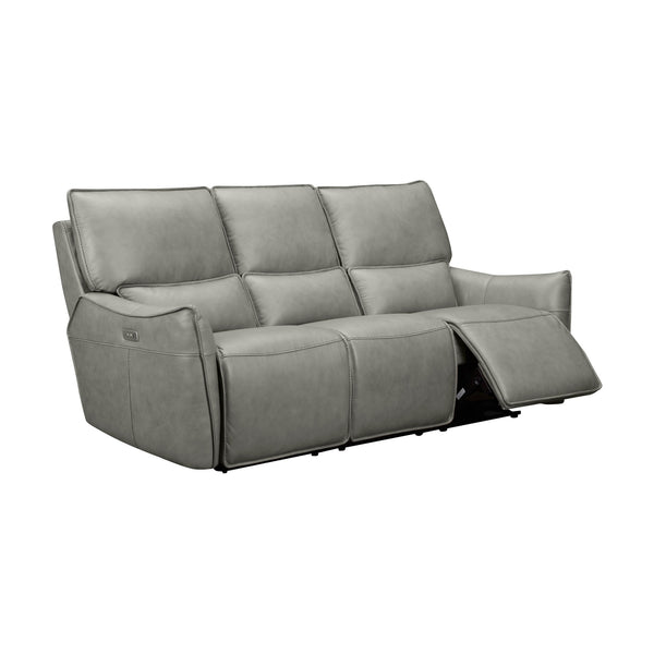 Simon 3 Seater Electric Powered Recliner Sofa Lounge Grey
