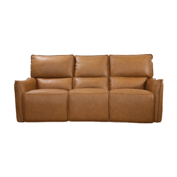 Simon 3 Seater Electric Powered Recliner Sofa Lounge Tan