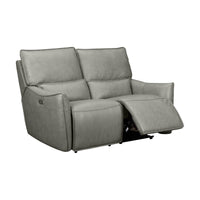 Simon 3+2 Seater Set Electric Powered Recliner Sofa Lounge Grey