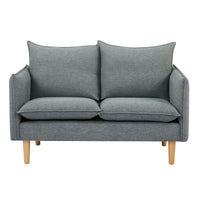 Sinatra Fabric Sofa 2 Seater Dark Grey