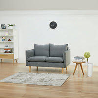 Sinatra Fabric Sofa 2 Seater Dark Grey