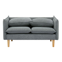 Sinatra Fabric Sofa 2 Seater Dark Grey