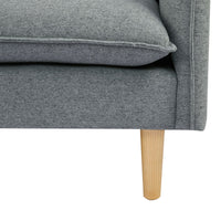 Sinatra Fabric Sofa 2 Seater Dark Grey