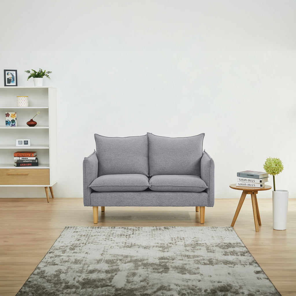 Sinatra Fabric Sofa 2 Seater Grey