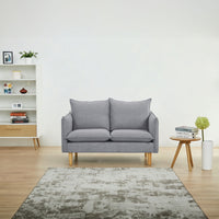 Sinatra Fabric Sofa 2 Seater Grey