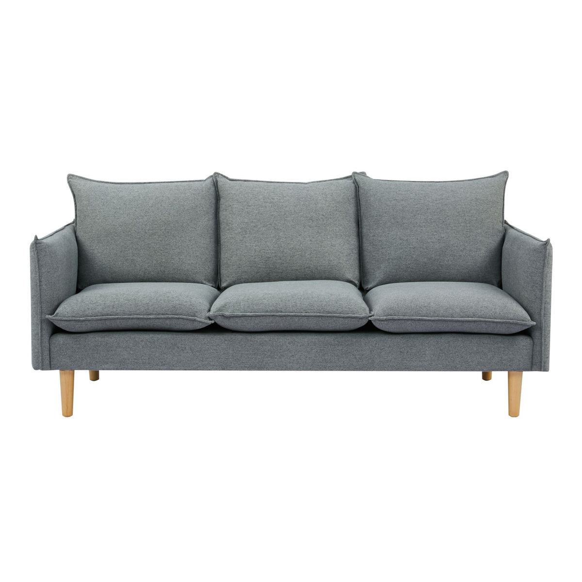 Sinatra Fabric Sofa 3 Seater Dark Grey