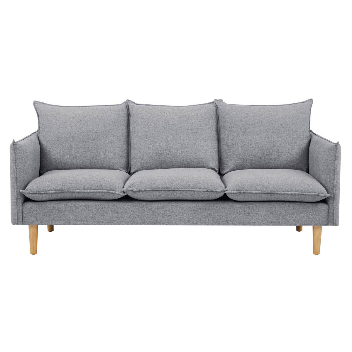 Sinatra Fabric Sofa 3 Seater Grey