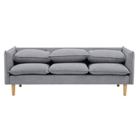 Sinatra Fabric Sofa 3 Seater Grey