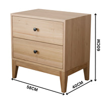 Skandinav Bedside Table Natural
