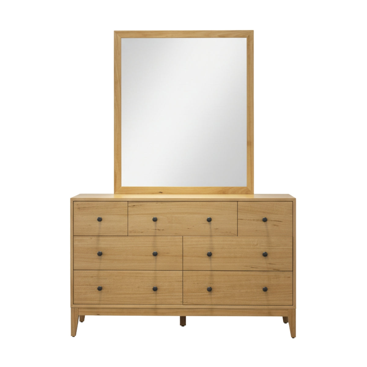 Skandinav Dresser Mirror Set Natural