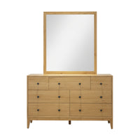 Skandinav Dresser Mirror Set Natural