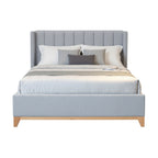 Skandinav King Bed Frame Light Grey